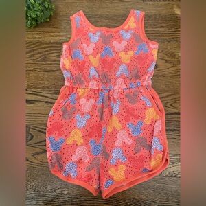 Hanna Andersson Disney Collection Girls Romper Sz 6-7